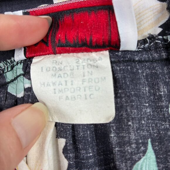 VTG 60s/70s Malihini Hawaii Floral Hawaiian Dress Size Small Coastal - Picture 7 of 10